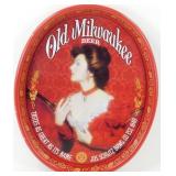 * Old Milwaukee Metal Serving Tray
