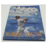 Signed Robin Yount Milwaukee Brewers Book