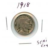 1918 Buffalo Nickel