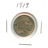 1919 Buffalo Nickel