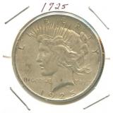 1925 Peace Silver Dollar