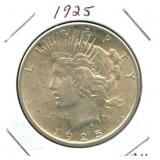 1925 Peace Silver Dollar