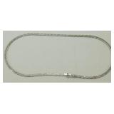 Silver Necklace - Marked 835