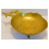 Vintage Brass Dish / Tray - 10"x7"