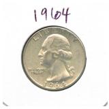 1964 Washington Silver Quarter