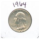1964 Washington Silver Quarter
