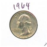 1964 Washington Silver Quarter