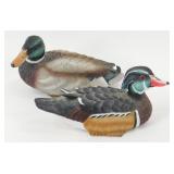 Pair of Small Japanese Duck Decoys