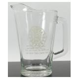 * Special Export Glass Beer Pitcher