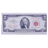 1963 $2 Red Seal Legal Tender U.S. Note
