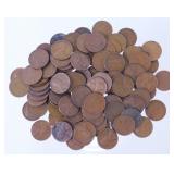 Group of 100 Lincoln Wheat Cents