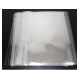 100 New 12" x 9.25" Poly Self-Sealing Bags -