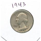 1943 Washington Silver Quarter