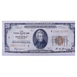 1929 $20 National Currency Minneapolis Reserve
