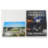 Milwaukee Brewers 2016 Yearbook & County Stadium