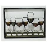 * Wire Wine Glasses Metal Picture