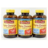 New Nature Made Triple Omega 3 Bottle Pack -