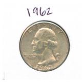 1962 Washington Silver Quarter