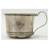 Antique Sterling Marked Nice Baby Cup - 16.38