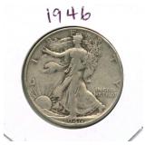 1946 Walking Liberty Silver Half Dollar