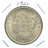 1921 Morgan Silver Dollar