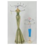 * 2 Necklace Holders - One is 12", Other is 18"