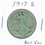 1917-S Walking Liberty Silver Half Dollar