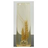 * Daisyglas Company Wheat Stalk Paperweight
