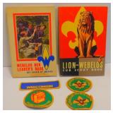 Vintage Boy Scouts Book & Patches