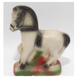 * Antique Carnival Prize Horse Chalkware - 6"