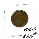 1915-S Lincoln Wheat Cent