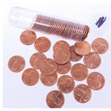 Uncirculated Roll of 1969-D Lincoln Cents