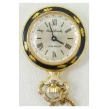 Vintage Andre Rivalle Enamel Pendant Manual Wind