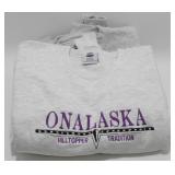 2 Vintage Onalaska Hilltoppers Sweatshirts - Size