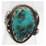 Signed Native American Sterling Silver &