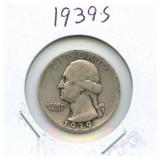 1939-S Washington Silver Quarter