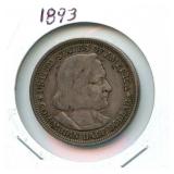 1893 Classic Commemorative Silver Half Dollar -