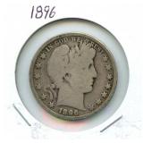 1896 Barber Silver Half Dollar