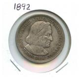 1892 Classic Commemorative Silver Half Dollar -