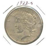 1923-S Peace Silver Dollar