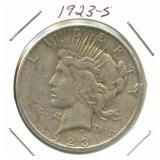 1923-S Peace Silver Dollar