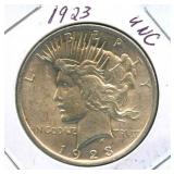 1923 Peace Silver Dollar
