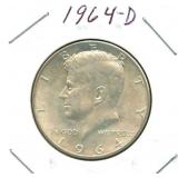 1964-D Kennedy Silver Half Dollar