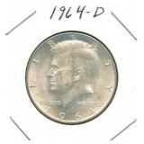 1964-D Kennedy Silver Half Dollar