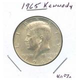 1965 Kennedy Half Dollar - 40% Silver