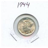 1944 Mercury Silver Dime