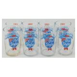 * Old Style Oktoberfest Snit Glasses - 1981-1988