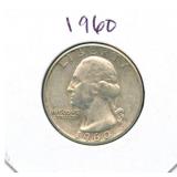 1960 Washington Silver Quarter