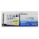 Sony DVD & R20X Rewriteable Drive & a Samsung