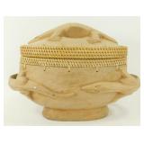 Unique Lizard Wooden Woven Philippines Carved